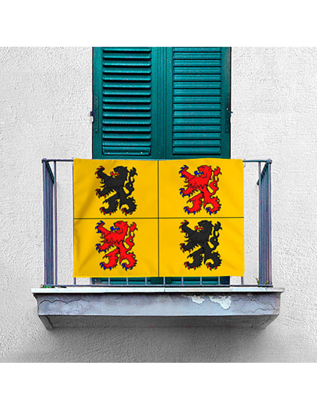 Estandarte medieval Hainaut,...