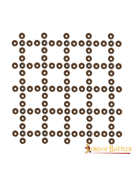 Conjunto de 50 arruelas de latão...