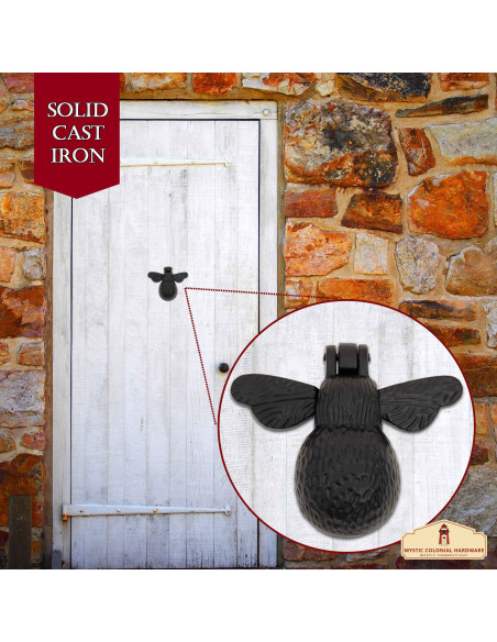 Aldrava medieval em ferro fundido...