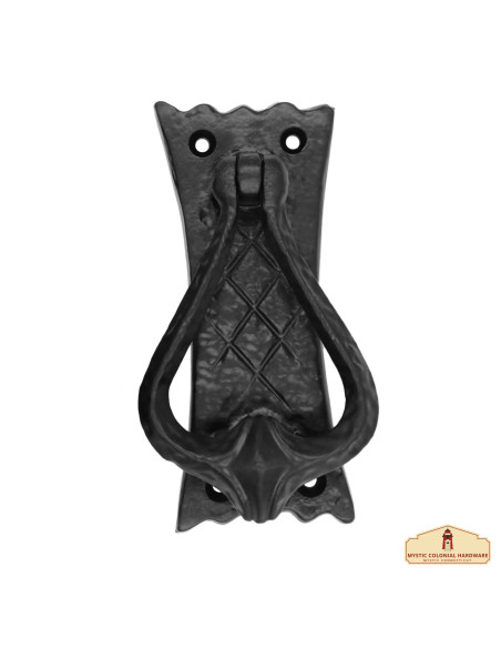 Aldrava medieval em ferro fundido...