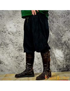 Calça medieval modelo Almogavar, preta 2