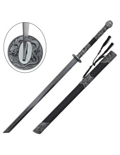 Espada tradicional do dragão chinês, dinastia Tang (108 cm.)