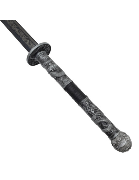 Espada tradicional do dragão chinês,...