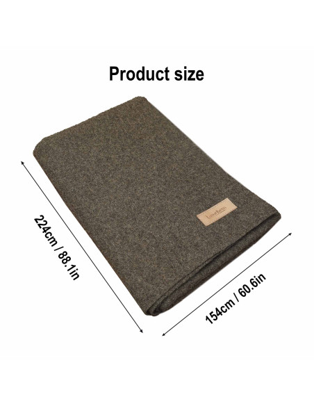 Manta medieval de lã tecida tradicional