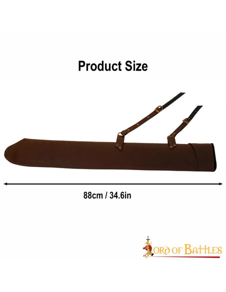 Bainha de couro para espadas LARP,...
