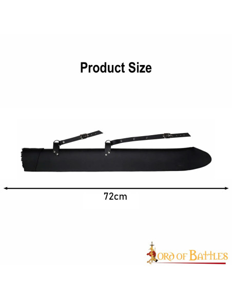 Bainha de couro para espadas LARP,...