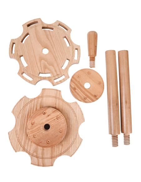 Suporte de madeira de freixo para 12...