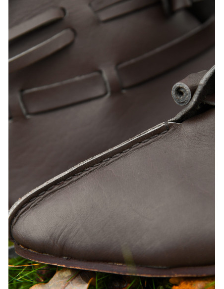 Botas Buskins Viking em Castanho Escuro