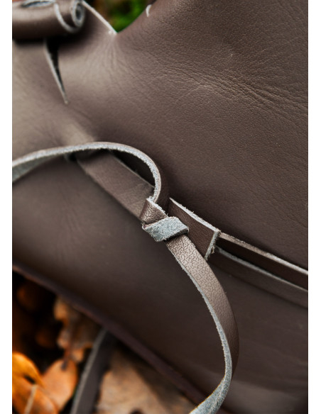 Botas Buskins Viking em Castanho Escuro