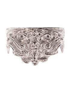 Pescoço da bainha para espada Viking, acabamento prateado