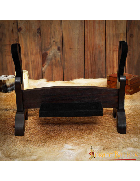 Suporte de mesa de madeira de dois...