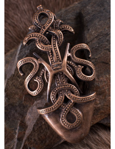 Decoração de ponta de bainha de espada Viking Cobras... 2