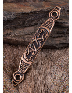 Fivela de bainha para cinto, design de cobras 2