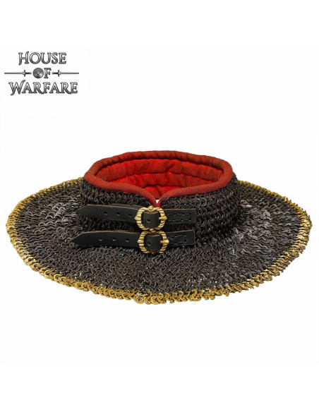 Gorge de cota de malha com forro...