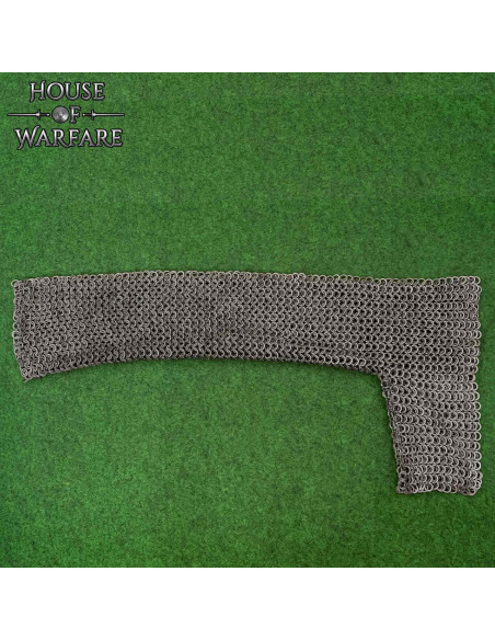 Mangas de cota de malha de aço (8 mm.)