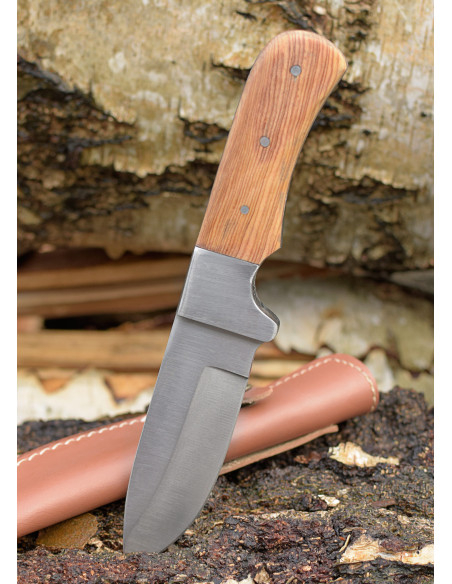 Faca de lâmina droppoint com bainha...