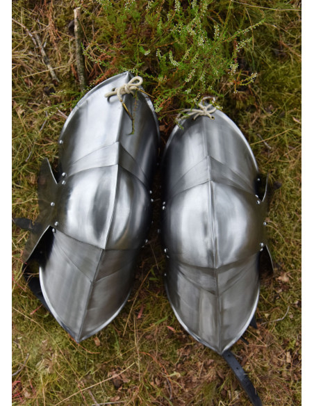 Joelheiras em aço gótico 1,6 mm....