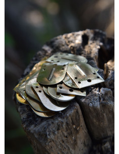 Pacote de 25 peças de latão para armadura lamelar com... 2