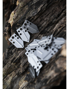 Pacote de 25 peças de aço para armadura lamelar (13 x 22... 2