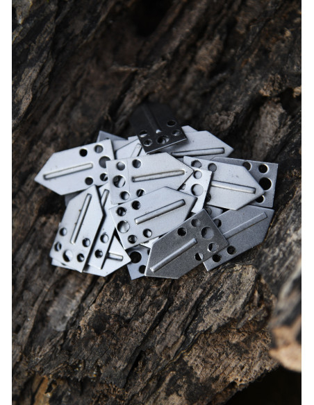 Pacote de 25 peças de aço para...