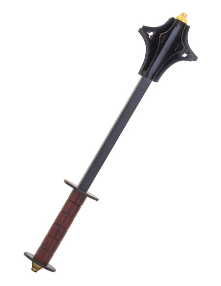 Maça de aço medieval decorativa ano 1490