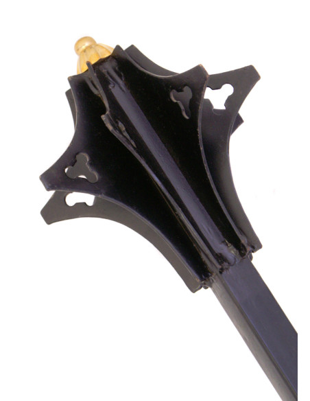 Maça de aço medieval decorativa ano 1490