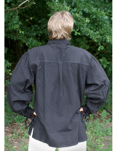 Camisa medieval de algodão com...