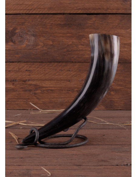 Suporte de chifre de metal forjado à...