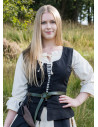 Corpete medieval modelo Tilda em preto