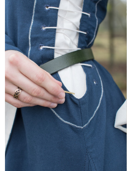 Vestido medieval aberto Bliaut Amal,...