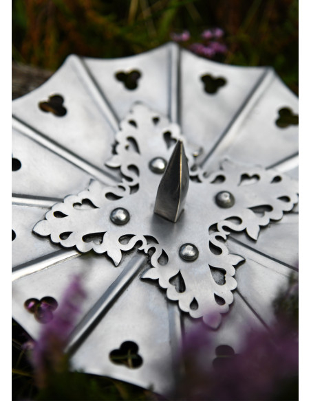 Par de Besagues góticos em aço, final...