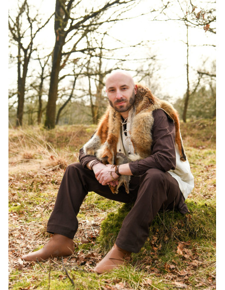 Calça medieval Hagen, marrom