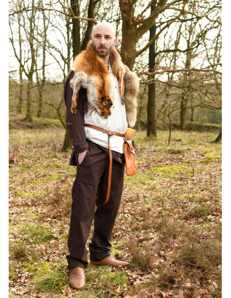 Calça medieval Hagen, marrom