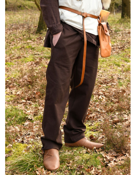 Calça medieval Hagen, marrom