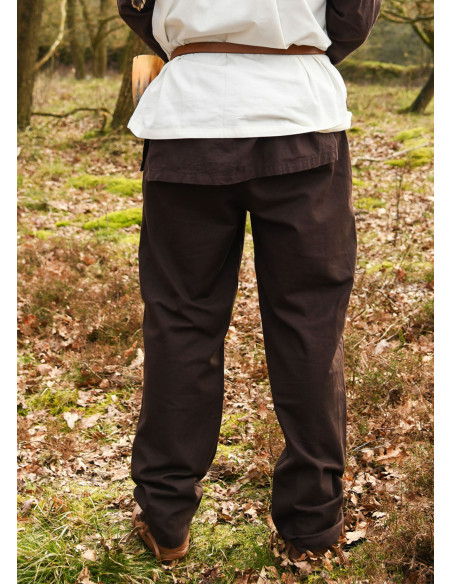 Calça medieval Hagen, marrom