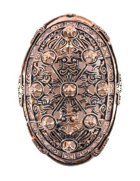 Broche Viking de formato oval de...