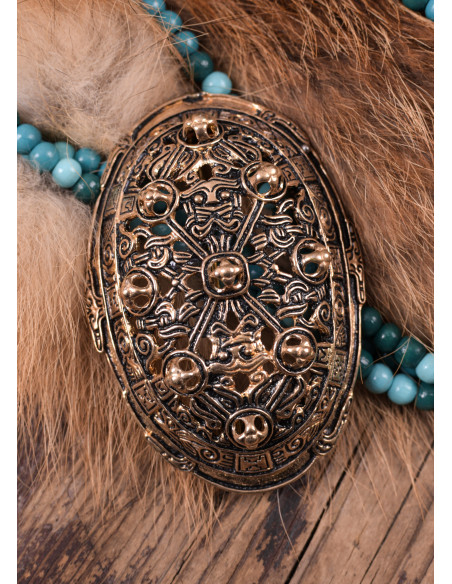 Broche Viking de formato oval de...