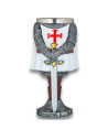 Taça de cavaleiro templário com espada (18 cm.)