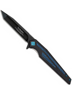 Faca tática da marca TOKISU G10 Damasco (8,60 cm.)