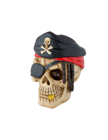 Figura de resina Caveira Pirata (16,5...