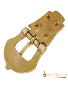 Fivela de cinto Viking em latão (9,5 cm.) 2