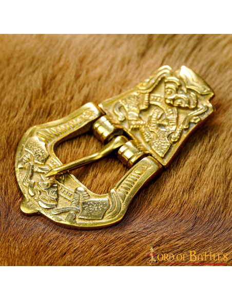 Fivela de cinto Viking em latão (9,5...