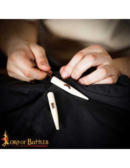 Conjunto de 5 botões de osso...