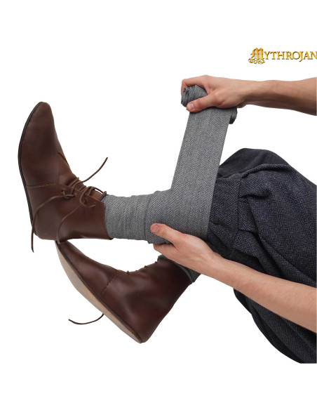 Winingas vikings de lã com fecho...