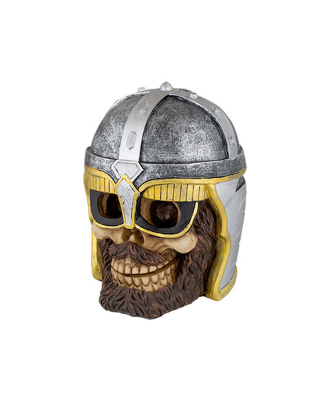 Figura de resina Caveira Viking (16 cm.)