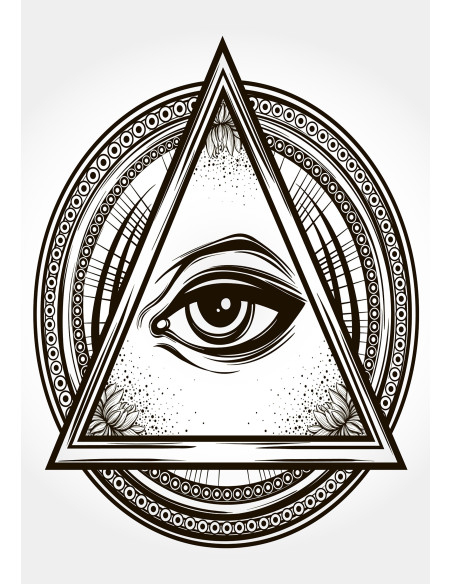 Estandarte da Loja Maçônica, Olho...