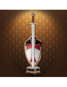 Conjunto de abridor de cartas Accolade Sword, mini-escudo...