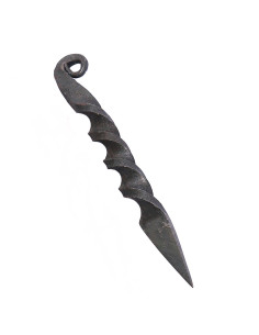 Adaga espiral medieval com bainha (16 cm.) 2