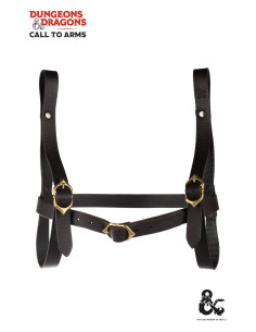 Baldric medieval ajustável para transportar livros no cinto