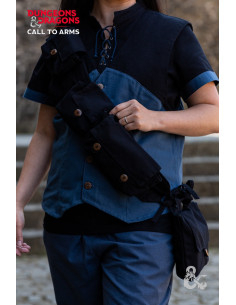 Bolsa Rogue Crossbody em Preto de Dungeons and Dragons